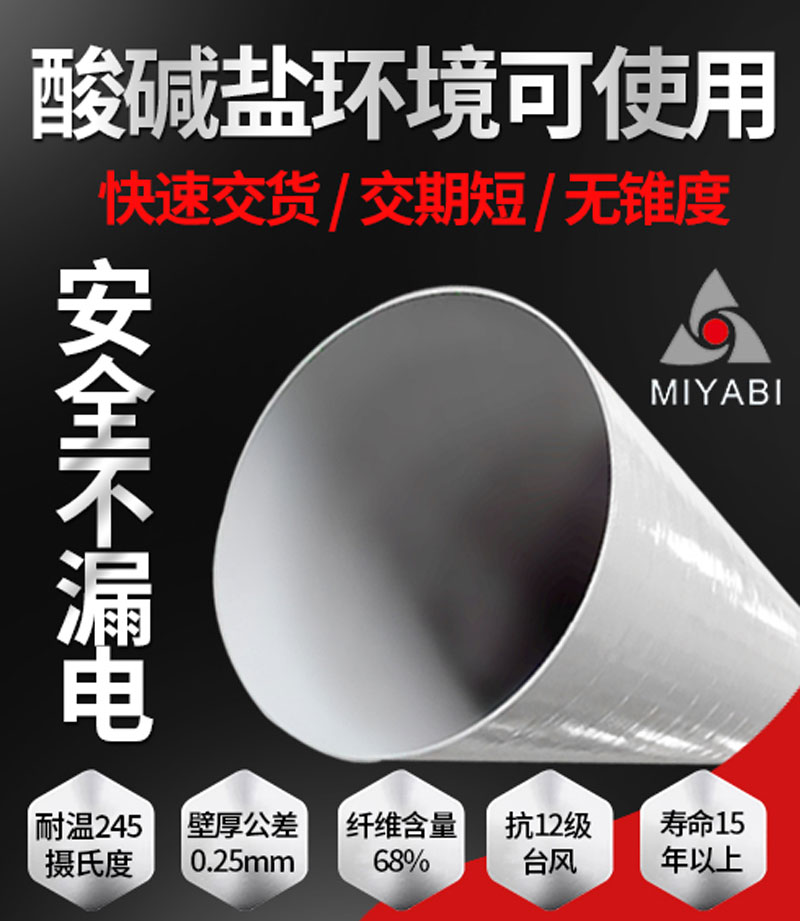 玻璃鋼管狀天線(xiàn)罩YRTXZ008